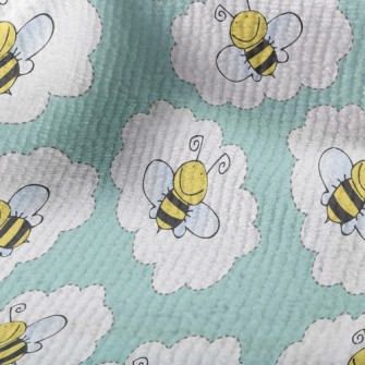 Hardworking Bees In The Clouds Terry