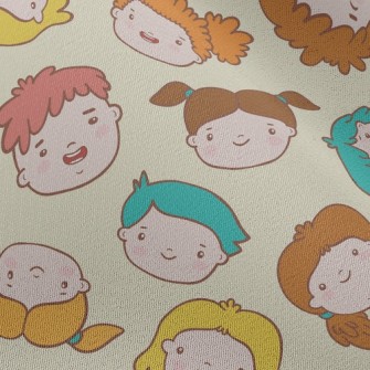 Big-headed Innocent Child Chiffon