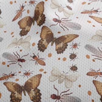 Butterfly Moth Bee Athletic Mesh Flat Back