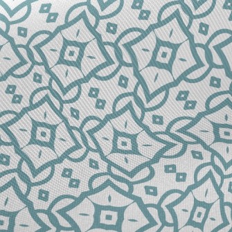 Geometric Square Damask Twill