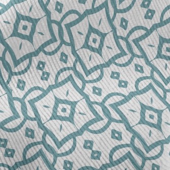Geometric Square Damask Standard Corduroy