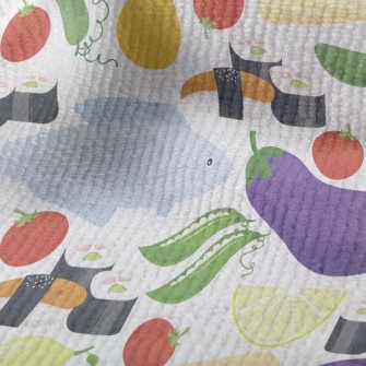 Fresh Fish, Fruits And Vegetab Terry