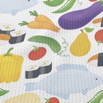 Fresh Fish, Fruits And Vegetab Birdseye Piqué