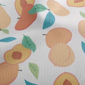 Delicious Delicious Peach Athletic Mesh Flat Back