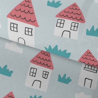 Little Red House In The Fields Waterproof Oxford