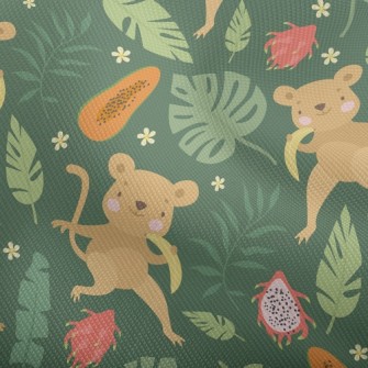 Little Monkey Eats Fruit Dobby