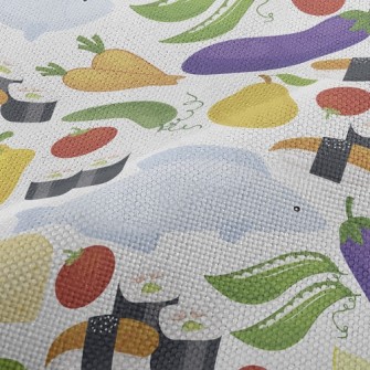Fresh Fish, Fruits And Vegetab Performance Linen