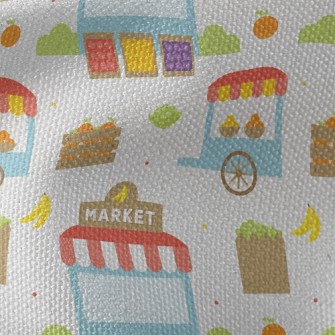 Banana Fruit Supermarket Waterproof Canvas