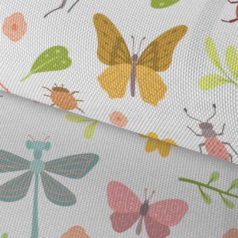 Flower Insect World Waterproof Oxford