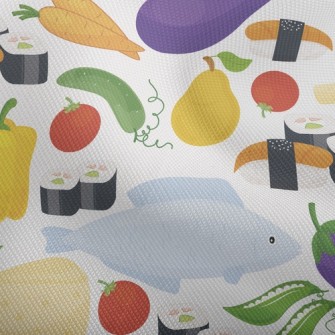 Fresh Fish, Fruits And Vegetab Dobby