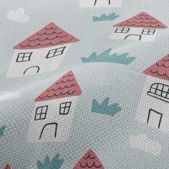 Little Red House In The Fields Performance Linen