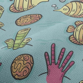 Wonderful Underwater World Performance Linen