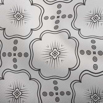 Circle Of Psychedelic Flowers Dobby