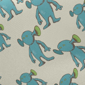 Strange Alien Shape Twill