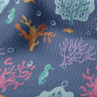 Mysterious Colorful Coral Terry