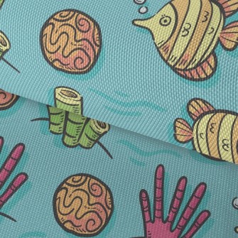 Wonderful Underwater World Waterproof Oxford