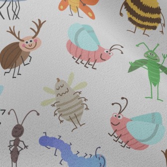 Lively Smiling Insect Kingdom Chiffon