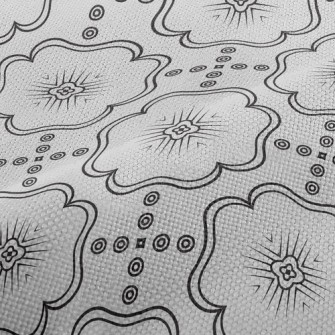 Circle Of Psychedelic Flowers Performance Linen
