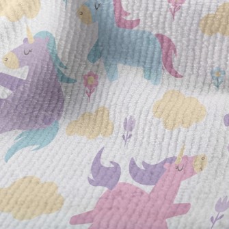 Elegant Three-color Unicorn Terry