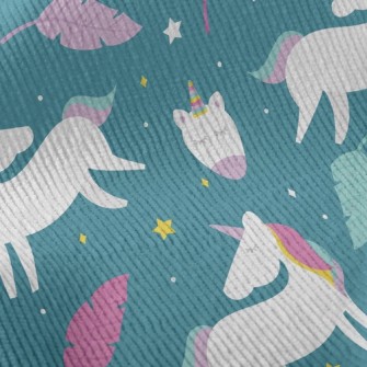 Fantasy Beautiful Unicorn Standard Corduroy