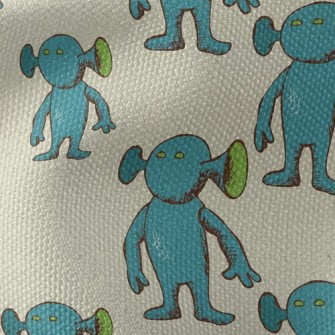 Strange Alien Shape Waterproof Canvas