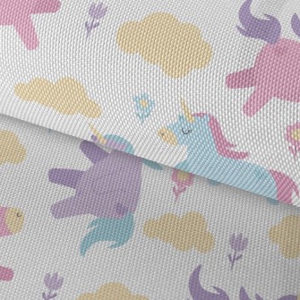 Elegant Three-color Unicorn Waterproof Oxford