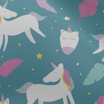 Fantasy Beautiful Unicorn Chiffon