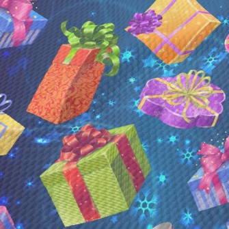 Three-dimensional Colorful Gif Birdseye Piqué