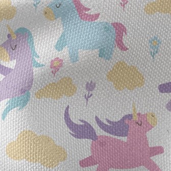 Elegant Three-color Unicorn Waterproof Canvas