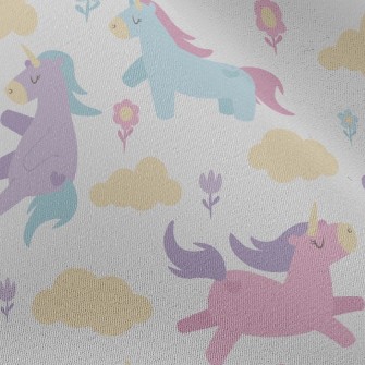 Elegant Three-color Unicorn Chiffon