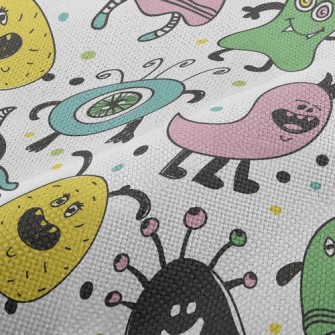 Aliens With Deformed Lines Performance Linen