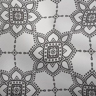 Retro Totem Flower Dobby
