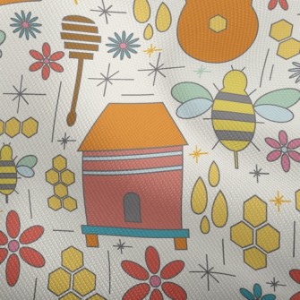 Hexagonal Hive Bees Dobby