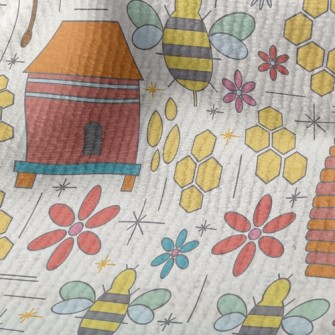 Hexagonal Hive Bees Terry