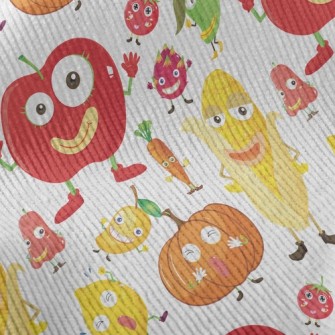 Funny Fruits And Vegetables Wi Standard Corduroy