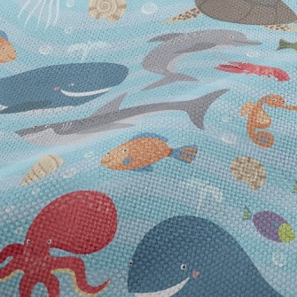Cute Sea Creatures Performance Linen