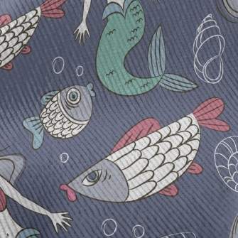 Quiet And Beautiful Mermaid Standard Corduroy