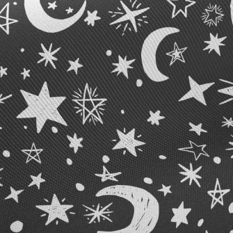 Doodle Stars Moon Twill