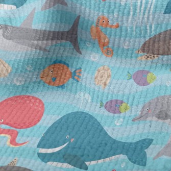 Cute Sea Creatures Terry