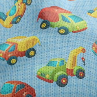 Trucks And Trailers Athletic Mesh Flat Back
