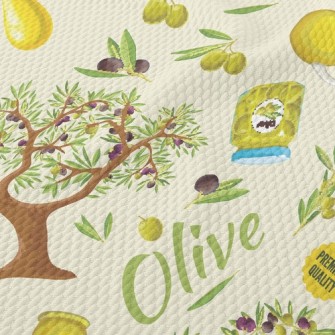 Naturally Made Olive Oil Birdseye Piqué