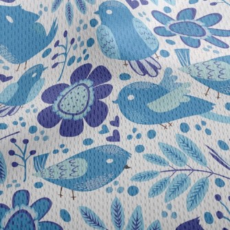 Stunning And Rare Birds Athletic Mesh Flat Back