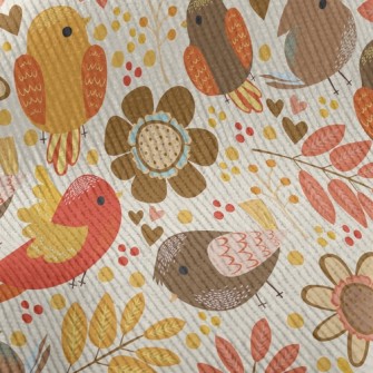 Autumn Harvest Bird Standard Corduroy