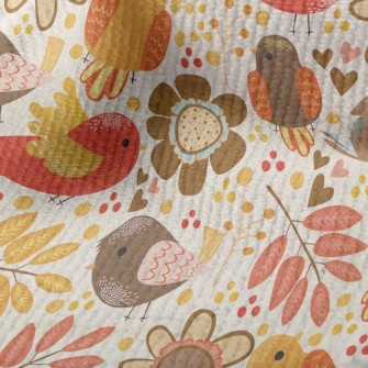 Autumn Harvest Bird Terry