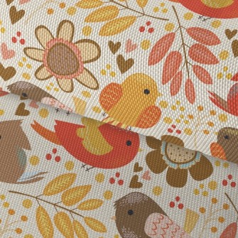 Autumn Harvest Bird Waterproof Oxford