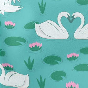 Love Swan Couple Stretch Ponte