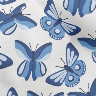 Psychedelic Color Butterfly Micro Fleece