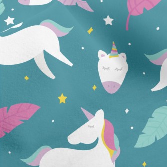 Fantasy Beautiful Unicorn Micro Fleece