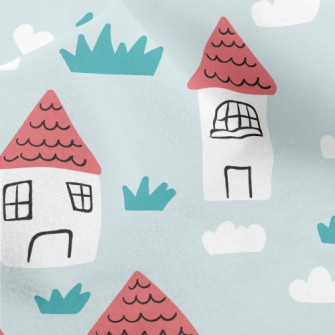 Little Red House In The Fields Micro Fleece