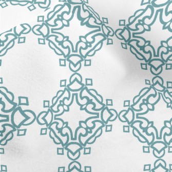 Simple Solid Color Damask Micro Fleece